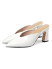 Nude Mules - Chaussons à bout pointu verni à bout pointu