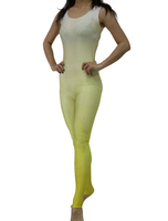 Ombre de spandex Zentai costume Lycra manches costume justaucorps pour femmes Déguisements Halloween