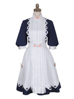 Ombres maison Emilico Cosplay Costumes blanc une pièce robe femme de chambre robe Anime Cosplay Costume ensemble complet