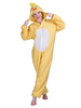 Onesie Kigurumi Carnaval Pyjamas Jumpsuit Jaune Poulet Costume Carnavals Kigurumi Carnaval Déguisements Halloween