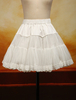 Organza blanc Lolita jupon broderie Trim Déguisements Halloween