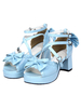 Orteil rond élégant Synthétique cuir Street Wear chaussures Lolita Déguisements Halloween