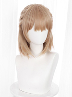 Osamake Romcom où lami denfance na pas perdu Shita Kuroha Cosplay perruque brun clair fibre résistante à la chaleur longueur dépaule perruque