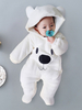 Ours Blanc Pyjamas Kigurumi Bébés 2022 Flanelle Combinaison Enfants Cadeaux Noël Déguisements Halloween Carnaval