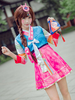 Overwatch Costume Ensemble D.va Jeu Manteaux&Robe sans manches&avec accessoire&Coiffure Déguisements Halloween