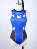 Overwatch D.va Swimsuit Cosplay Costume combinaison bleu Déguisements Halloween