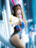 Overwatch OE D.va Cosplay Costume Sexy Bunny Girl Version Déguisements Halloween