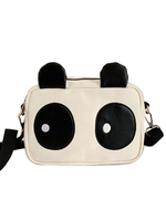 Panda Crossbody Bag Canvas Sacs en bandoulière