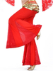 Pantalon de danse du ventre Sequ Ruffle Women Dancing Wear Déguisements Halloween