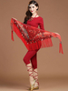 Pantalon de danse du ventre Sequin Fringe Dancing Wear for Women Déguisements Halloween