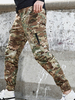 Pantalon Homme Camouflage Taille Naturelle Pantalon Cargo Droit Pantalon Vert