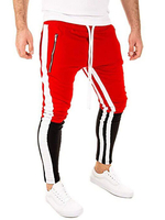 Pantalon Homme Casual Pantalon Homme Rouge