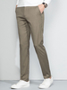 Pantalon Homme Classique Taille Naturelle Droite Pantalon Homme Bleu Marine Foncé