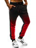 Pantalon Homme Confortable Pantalon Homme Rouge Noir