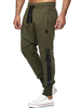 Pantalon Homme Confortable Sport Vert Chasseur Pantalon Homme