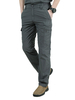 Pantalon Homme Confortable Taille Naturelle Pantalon Cargo Droit Noir Pantalon Homme