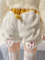 Pantalon Lolita Bloomers Lolita à volants de style ROCOCO blanc