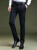 Pantalon Pour Homme Classique Taille Naturelle Droite Bleu Pantalon Homme