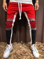 Pantalon pour hommes chics à la taille naturelle ajustement conique des pantalons d