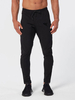 Pantalon pour hommes chics naturels de pantalon de survêtement des hommes noirs hommes
