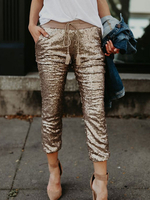 Pantalons 2021 de paillettes d