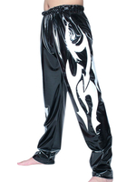 Pantalons de zentai Wrestling en PVC bicolore Déguisements Halloween