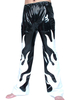 Pantalons de zentai Wrestling en PVC blanc bicolore Déguisements Halloween