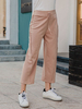 Pantalons Femmes Droits Coupe Cintrée à Lacets Unicolore Pantalons Femmes Droits