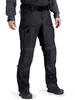 Pantalons Hommes Pantalon Cargo Droit À Taille Naturelle Confortable Pantalon Noir