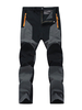 Pantalons Hommes Taille Naturelle Pantalon Cargo Droit Gris