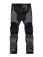 Pantalons Hommes Taille Naturelle Pantalon Cargo Droit Gris