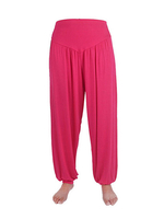 Pantalons Long Décontracté Femme en Plis Coupe Cintrée Unicolore