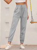 Pantalons Long Femme Décontracté Coupe Cintrée à Zip avec Poches Unicolore Pantalons Sexy