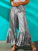 Pantalons Longs Femme Bas Evasée Imprimé