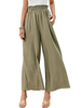 Pantalons Longs Femme Bas Evasée Unicolore