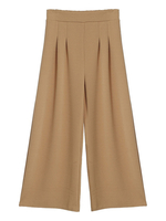 Pantalons Longs Femmes Coupe Cintrée Elastique Unicolore Bas Evasée