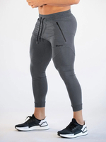 Pantalons pour hommes Casual Words Print Tapered Fit Pantalons de survêtement Pantalons gris
