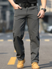 Pantalons pour hommes Pantalon cargo décontracté à taille naturelle irrégulière Noir Pantalons pour hommes