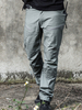 Pantalons pour hommes Pantalon cargo décontracté à taille naturelle irrégulière Pantalon cargo pour hommes Sauge