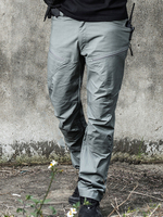Pantalons pour hommes Pantalon cargo décontracté à taille naturelle irrégulière Pantalon cargo pour hommes Sauge