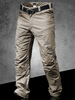 Pantalons pour hommes Pantalon cargo droit à taille naturelle décontractée Pantalon kaki