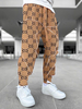 Pantalons pour hommes Pantalons décontractés imprimés kaki pour hommes