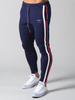 Pantalons pour hommes Pantalons de survêtement décontractés à blocs de couleurs Pantalons de survêtement bleu marine foncé