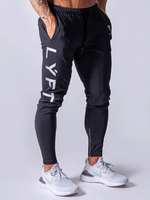 Pantalons pour hommes Pantalons de survêtement fuselés à motif imprimé mots chics Pantalons de survêtement bleu marine foncé