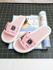 Pantoufles Sandale Rose Bout rond Slip-on Sandal Slides Pantoufles de plage pour femmes