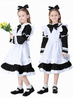 Parent-enfant noir lolita op robe en dentelle lace lolita une pièce robes
