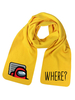 Parmi nous écharpe jaune Polyester accessoires de jeu Geme Merchandise Cosplay Scarf