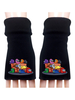 Parmi nous Gants noirs Gants coupés en coton Accessoires de jeu