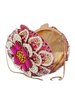 Party Sacs à main Fleurs imprimé floral synthétiques Fermeture magnétique Sacs à main élégant occasion spéciale