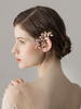 Peigne coiffures de mariage or perles accessoires de cheveux de mariée